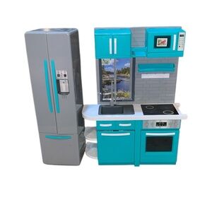 My Life As Kitchen Play Set for 18 Inch Doll Fridge Sink Stove